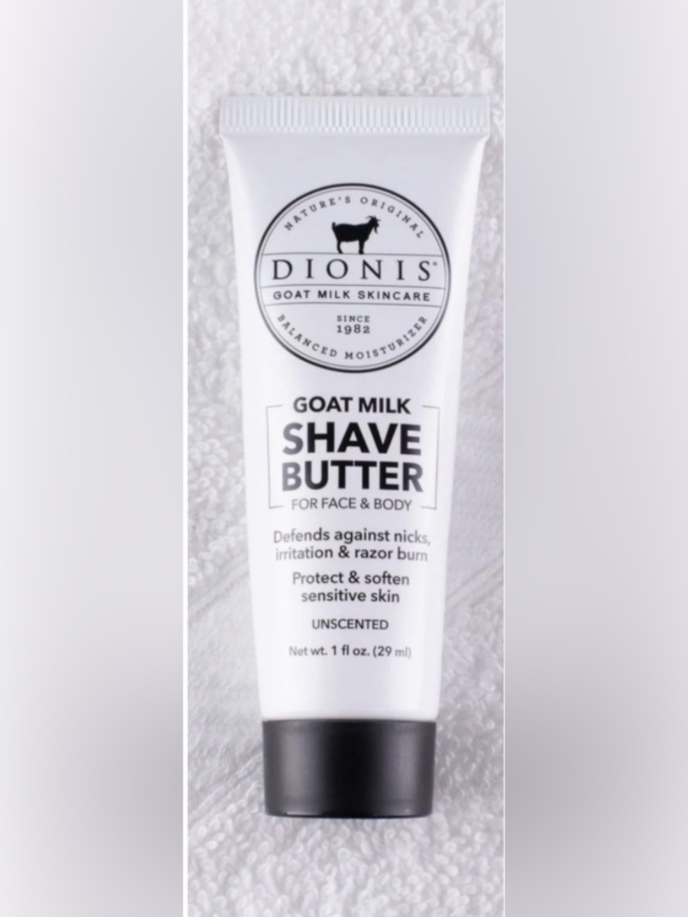 ☀️ 5/25 ☀️ Dionis Unscented Goat Milk Shave Butter for Face & Body, 1 oz.